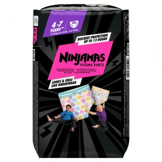 Pampers Ninjamas Pyjama Pants für Mädchen 4-7 Jahre 10 Stk