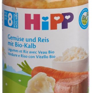HiPP Gemüse u Reis mit Kalbfleisch 8M Bio Glas 220 g