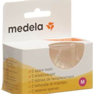 MEDELA Ersatzsauger mit mittlerem Fluss 2 Stk