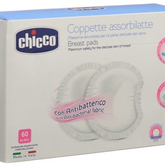 Chicco Natural Feeding Stilleinlage leicht und sicher antibakteriell 60 Stück