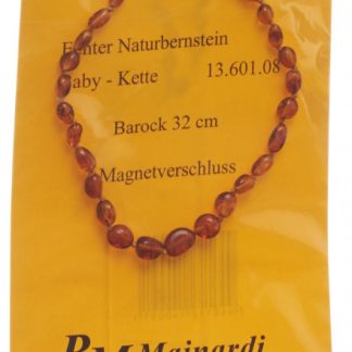 MAINARDI Natur Bernstein 32cm Barock Magnetverschl