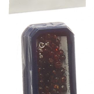 Amberstyle Bernsteinkette cognac dunkel 32cm mit Karabinerverschluss