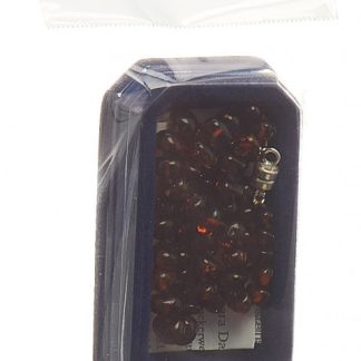 Amberstyle Bernsteinkette cognac dunkel 32cm mit Magnetverschluss