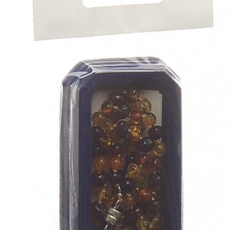 Amberstyle Bernsteinkette multicolor glanz 36cm mit Magnetverschluss