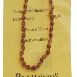 MAINARDI Natur Bernstein 32cm Barock Drehverschl