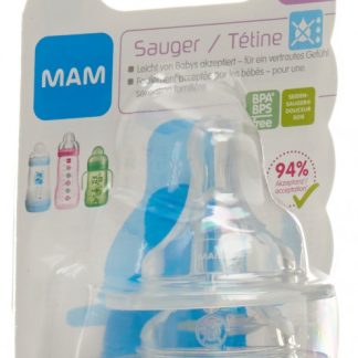 MAM Sauger tropffrei 4+Monate 2 Stk