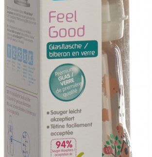 MAM Feel Good Glasflasche 260ml 2+ Monate