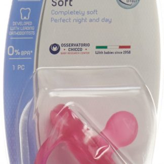 Chicco Physiologischer Beruhigungssauger GOMMOTTO PINK Silikon mini 0-6m DE/FR