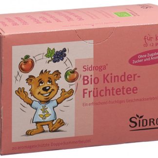 SIDROGA Bio Kinder-Früchtetee 20 aromageschützte Doppelkammerbeutel x 5Stk