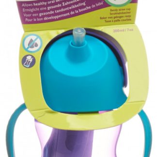 Avent Philips Strohhalm-Becher 200ml Girl lila