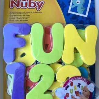 Nuby Alphabet und Zahlen für Badewanne 36 Stk x 2Stk