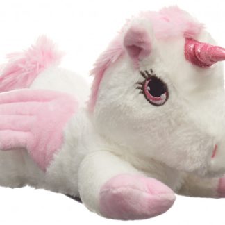 Habibi Plush Pegasus weiss mit rosa Glitzerhorn