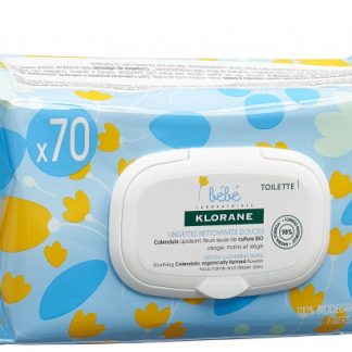 Klorane Bébé Abbaubare Reinigungstücher 70 Stk