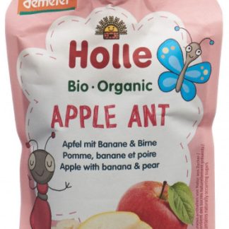 Holle Apple Ant - Pouchy Apfel & Banane mit Birne 100 g