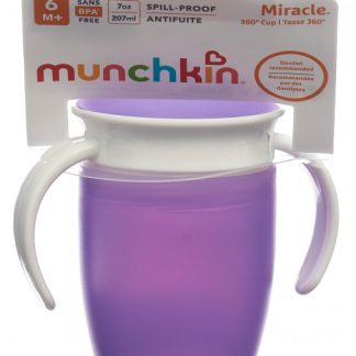 Munchkin Miracle 360° Trinkbecher 207ml 100% überlaufsicher 6M+