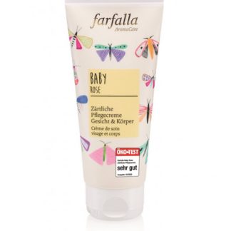 farfalla Baby Zärtliche Pflegecreme Gesicht & Körper Rose 100 ml