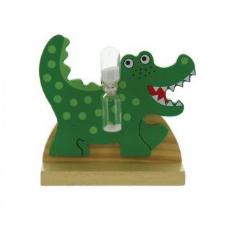 Herboristeria Zahnputz-Uhr aus Holz KROKODIL x 2Stk