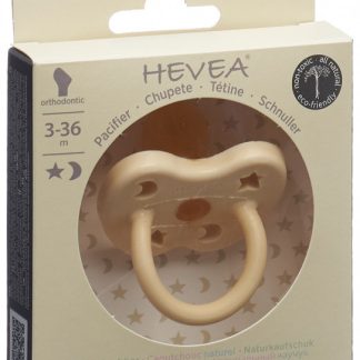 HEVEA Schnuller Orthodontic Milky White 3-36 Monate