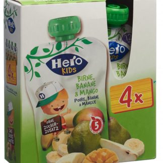 Hero Kids Smoothie Birne Banane Mango Quattro 4 x 120 g