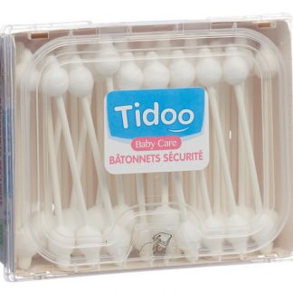 Tidoo Wattestäbchen Bio Box 50 Stk