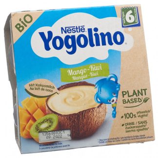 Nestlé Yogolino Bio Plant-based Mango Kiwi 6 Monate 4 x 90 g