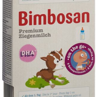 Bimbosan Premium Ziegenmilch 1 Säuglingsmilch Reiseportionen 5 x 25 g