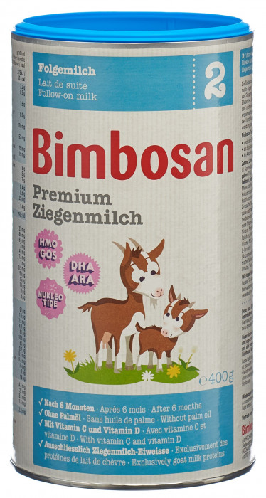 Bimbosan Premium Ziegenmilch 2 Folgemilch Ds 400 g