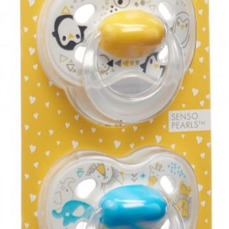 Medela Baby Nuggi Original 0-6 Gelb Blau 2 Stk