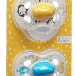Medela Baby Nuggi Original 18+ Gelb Blau 2 Stk