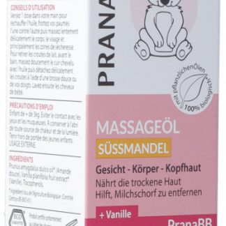 PRANAROM PranaBB Massageöl Süssmandel Bio Eco Fl 30 ml