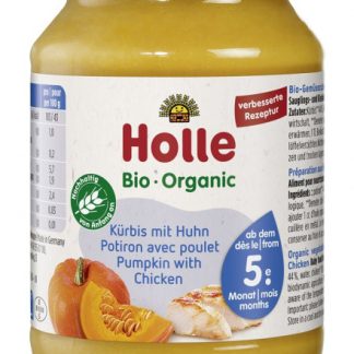 Holle Kürbis mit Huhn Glas 190 g