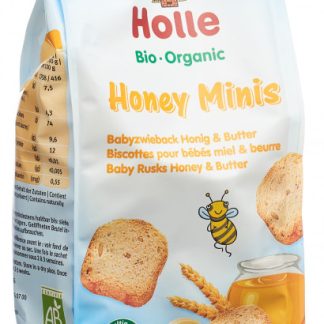 Holle Honey Minis Bio-Babyzwieback 100 g