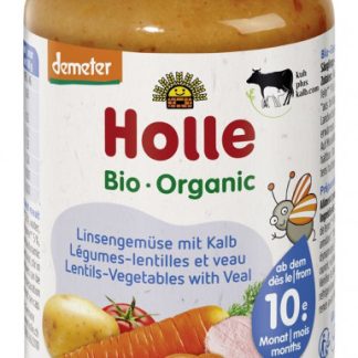 Holle Linsengemüse mit Kalb Glas 220 g