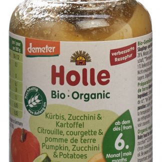 Holle Kürbis Zucchini & Kartoffel Glas 190 g