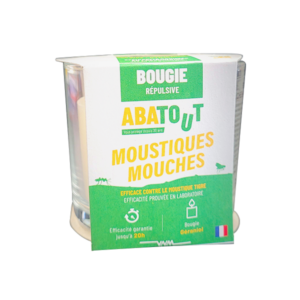 Repellent candle – Mosquitoes and flies – ABATOUT