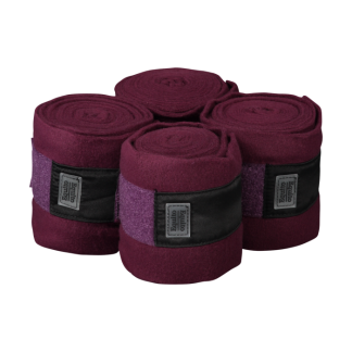 Equito Fleece Bandages Plum Rose Gold