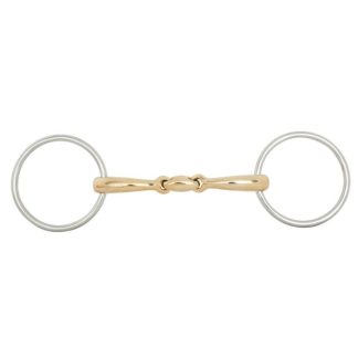 BR Double Jointed Loose ring Snaffle Soft Contact 16 mm Ø 70 mm