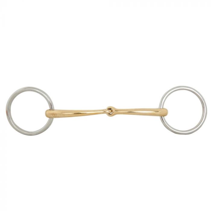BR Single Jointed Loose Ring Bradoon Soft Contact 10 mm Ø 50 mm