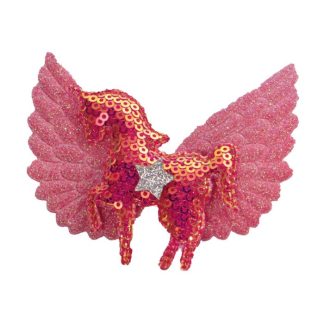 QHP Mane clips Unicorn bow