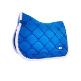Equestrian Stockholm SS'22 jumping saddle pad Sapphire
