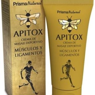 Prisma Natural - APITOX - Sports Massage Cream for Muscles and Ligaments with APITOXIN LIKE - Natural bee cream that recovers muscles in a bzzz - instant effect - Size 60 ml