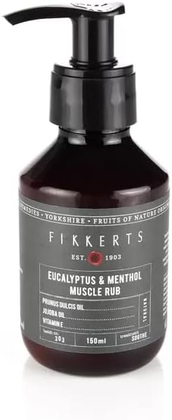 Eucalyptus & Menthol Muscle Rub 150ml Fruits of Nature FIKKERTS