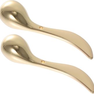 Healeved 2 Pz. per Crema per Gli Occhi per Uso Domestico per Massaggiare Gli Occhi per La della Pelle Applicatore per Crema per Il Viso in Lega di Zinco E Oro
