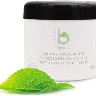 Professional Toning and Moisturizing Massage Cream, Natural, Organic and Made in Italy (500 ml)