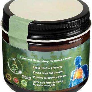 Crema riparatrice polmonare trasparente, crema polmonare, naturale e delicata per promuovere la circolazione polmonare (60 g)