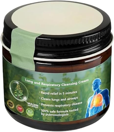 Crema riparatrice polmonare trasparente, crema polmonare, naturale e delicata per promuovere la circolazione polmonare (60 g)