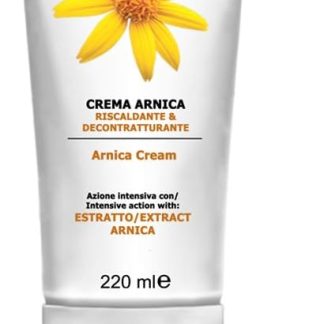 Arnica 5% Warming and Decontracting Cream 220 ml – Eliminates Hematomas, Bruises, Swelling and Muscle Pain – Against Contractures, Muscle and Joint Pain