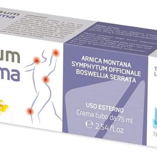 Natural Cream with Arnica for Joints, Muscles and Skin, 75 ml - Strong and Concentrated Formulation with Added Boswellia, Comfrey, Calendula and Allantoin - Soothing Action - Nutrileya