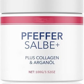 Pepper Ointment Plus Tanning Pepper Ointment, Active Pepper Ointment, Rich Ointment with More Collagen and Argan Oil, Suitable for All Skin Types, 100ml (1 Piece)