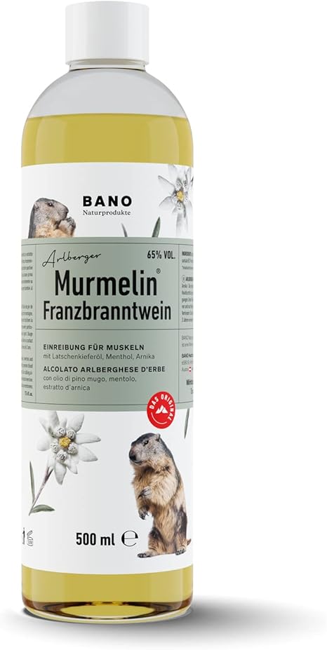 Murmelin® Gallic Spirit Spiritus Gallic Wines Franzbranntwein Tyrolean 500 ml